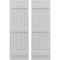 Ekena Millwork Americraft 5-Board, 3 Batten Exterior Real Wood Joined Board-n-Batten Shutters, ARW401BB518X77STH, PR ARW401BB518X77STH - alternate 1